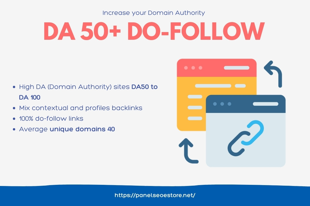 DA (Domain Authority) 50+ Do-follow - 2