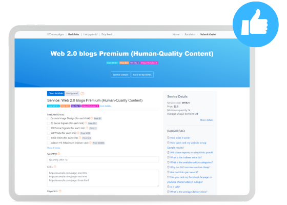 backlinks with human-quality content