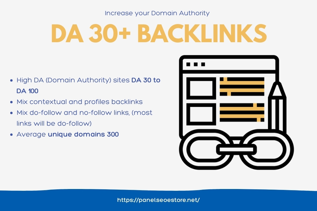 DA (Domain Authority) 30+ - 2