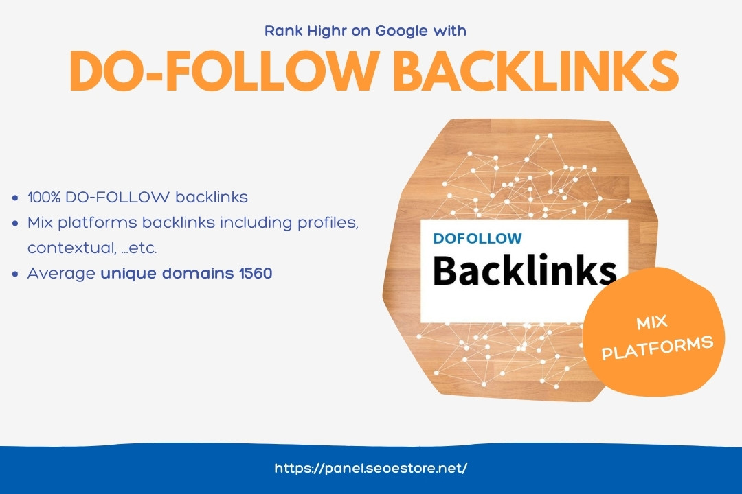 Do-follow backlinks (mix platforms) - 1
